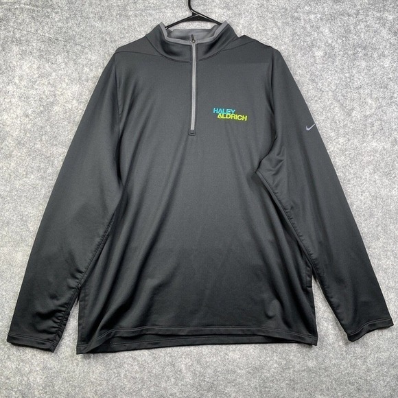 Nike Golf Dri Fit Performance 1/4 Zip Long Sleeve Sweatshirt XL Company Logo - Picture 1 of 8